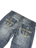 Bootcut Kreuz Jeans (M)