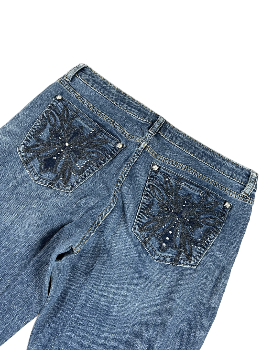 Bootcut Kreuz  Jeans (L)