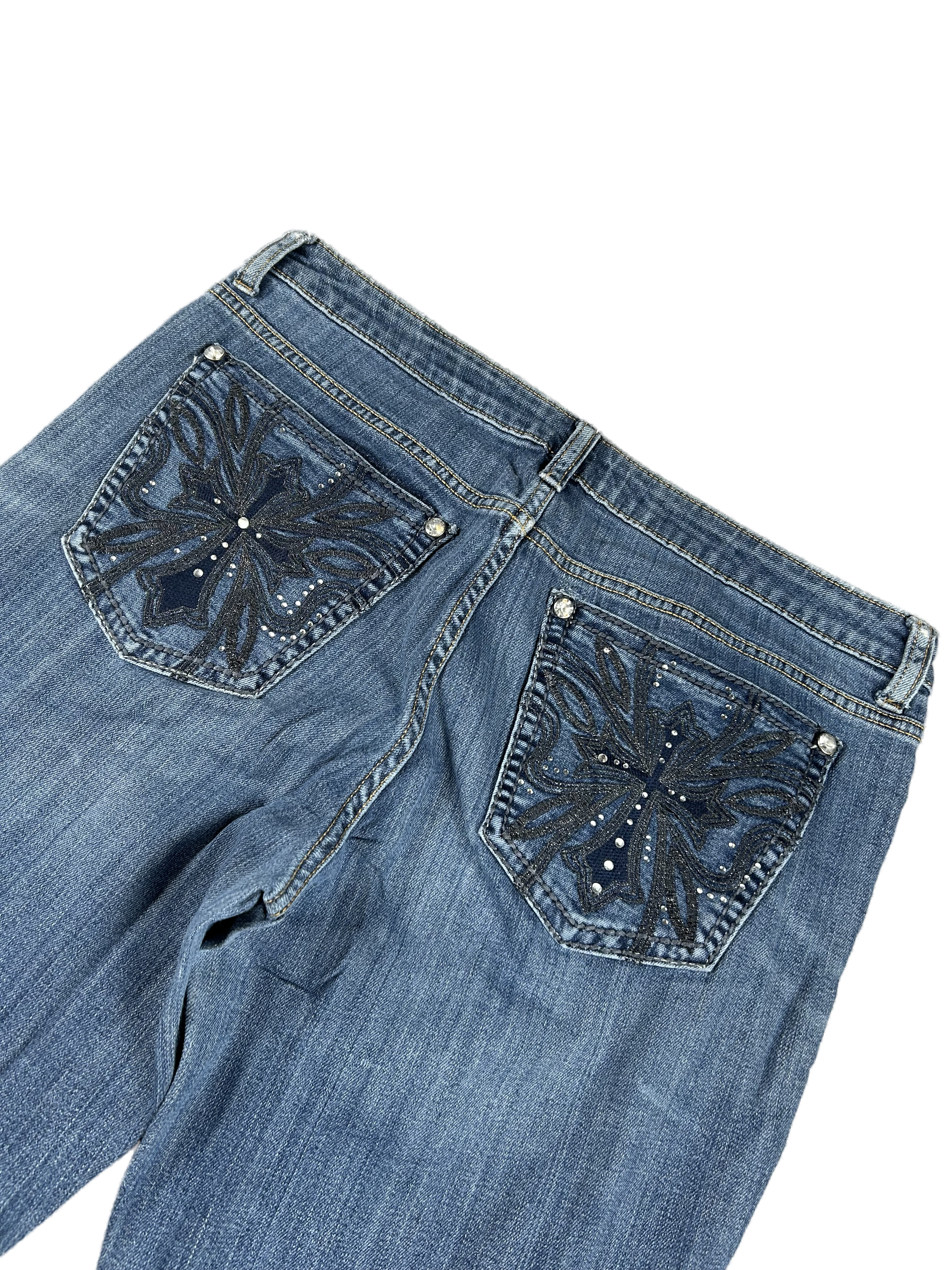 Bootcut Kreuz  Jeans (L)